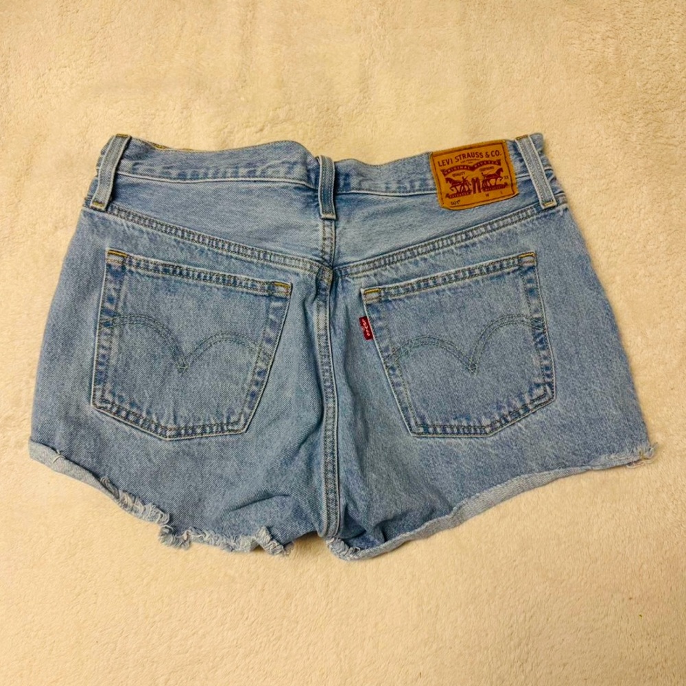 Levi's Women's Blue Denim Shorts